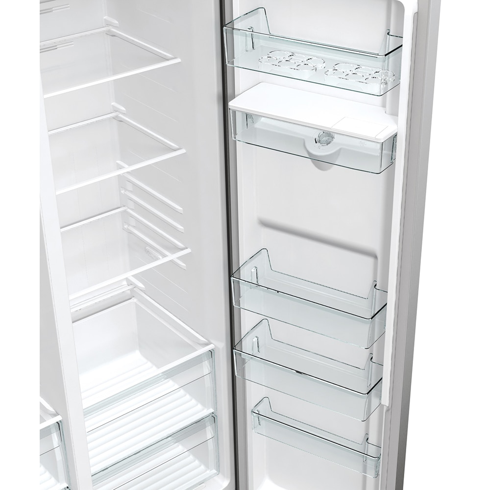 Side by Side GORENJE NRR9185DAXLWD, No Frost Plus, 547 l, H 178.6 cm, Clasa D, Dozator apa, inox