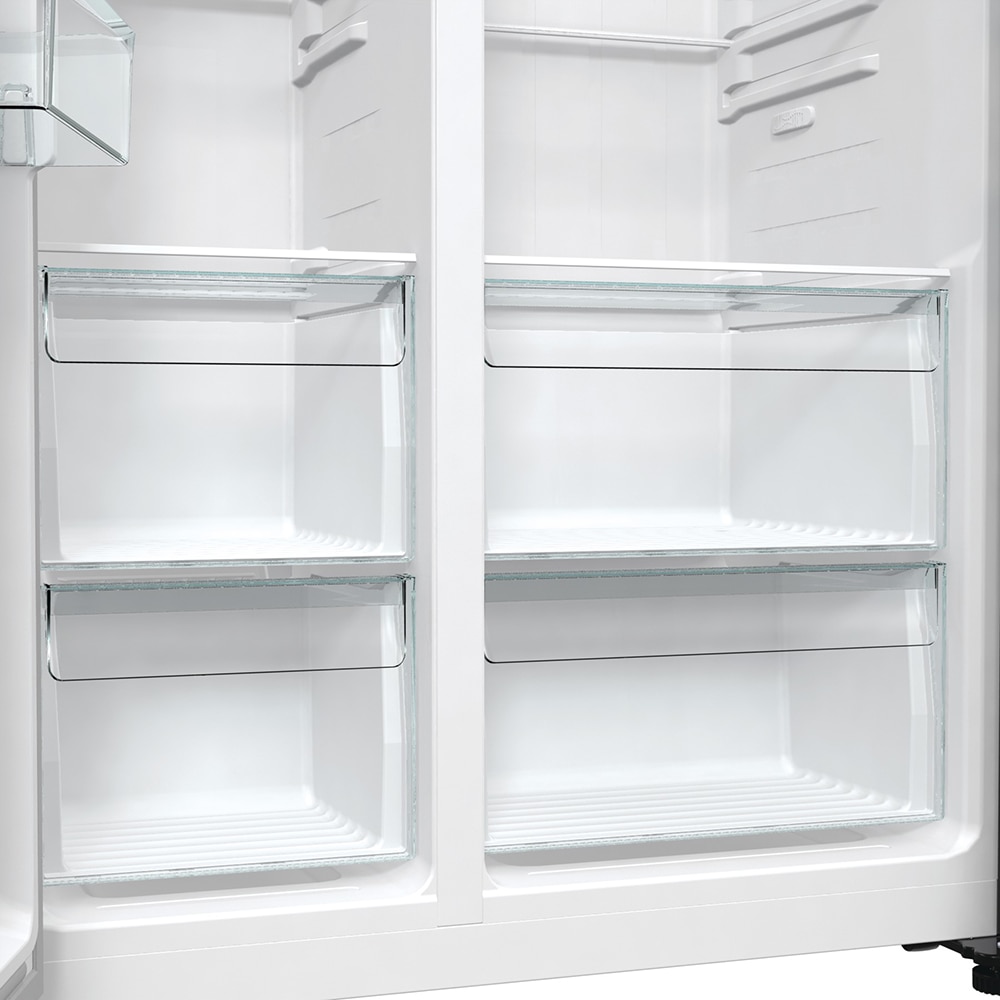 Side by Side GORENJE NRR9185DAXLWD, No Frost Plus, 547 l, H 178.6 cm, Clasa D, Dozator apa, inox