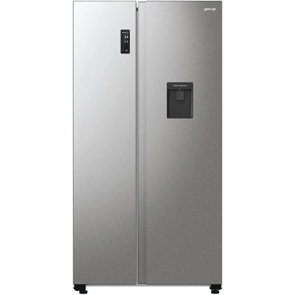 Side by Side GORENJE NRR9185DAXLWD, No Frost Plus, 547 l, H 178.6 cm, Clasa D, Dozator apa, inox