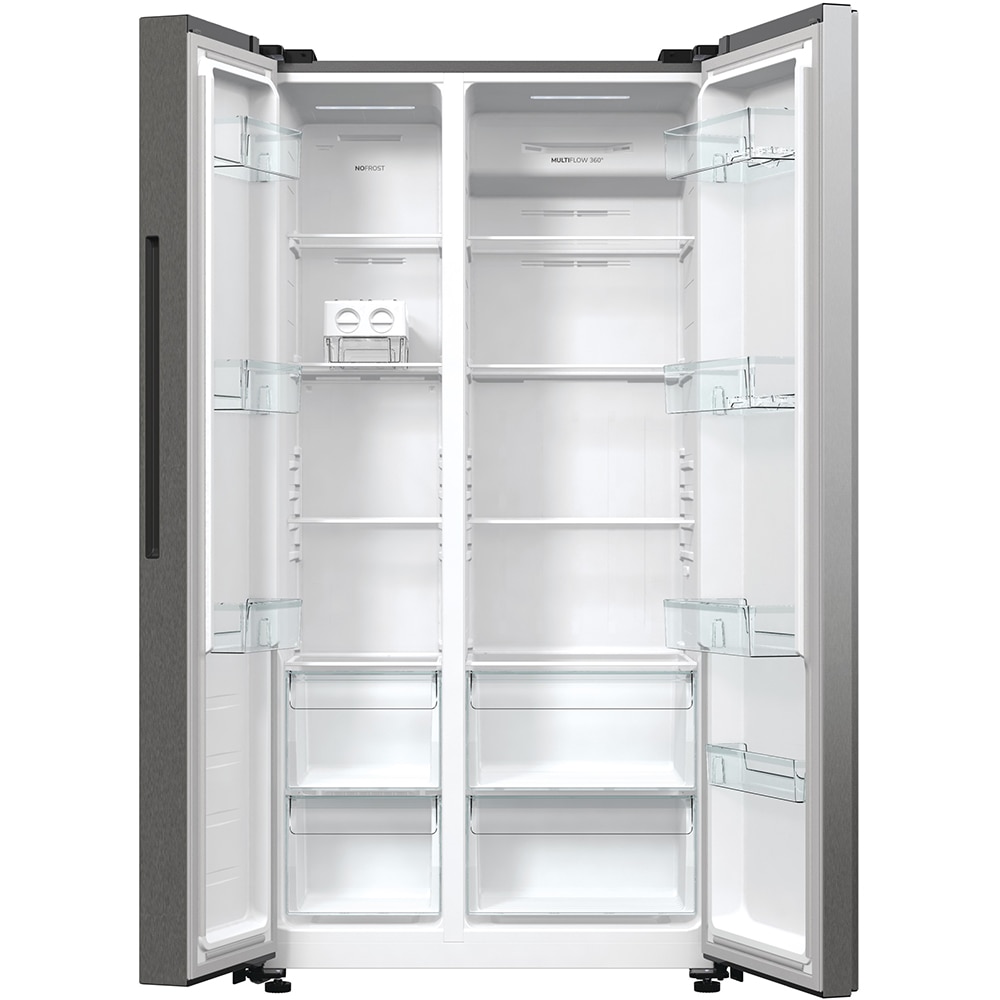 Side by Side GORENJE NRR9185DAXL, No Frost Plus, 550 l, H 178.6 cm, Clasa D, inox