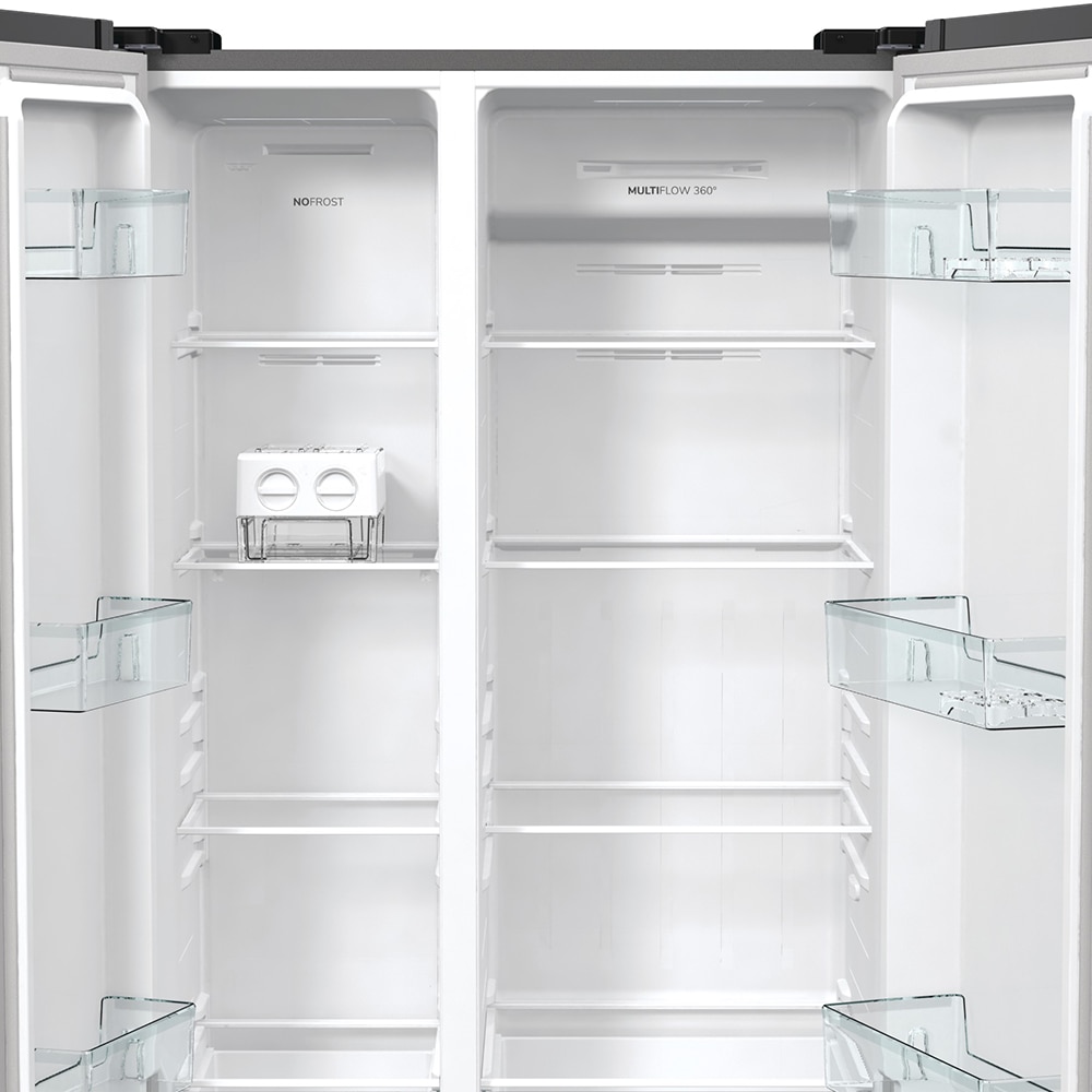 Side by Side GORENJE NRR9185DAXL, No Frost Plus, 550 l, H 178.6 cm, Clasa D, inox
