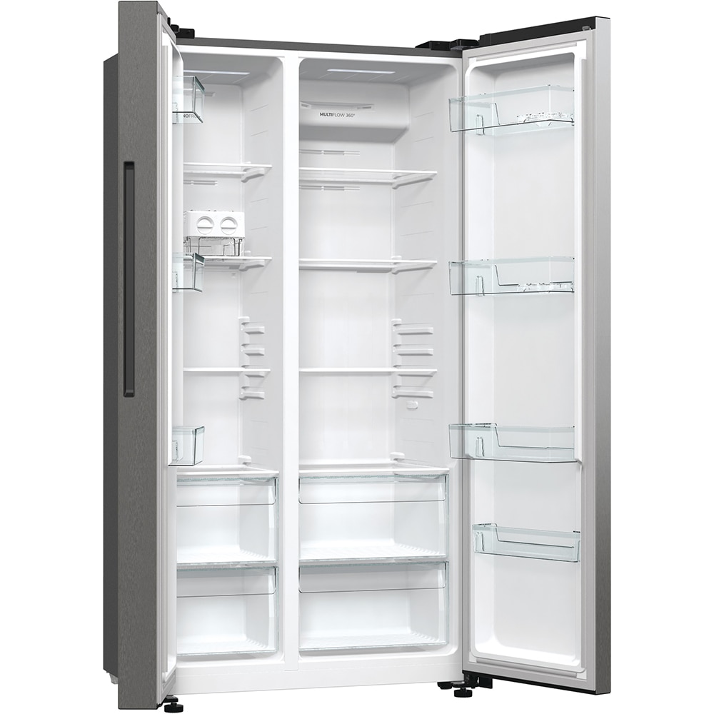 Side by Side GORENJE NRR9185DAXL, No Frost Plus, 550 l, H 178.6 cm, Clasa D, inox