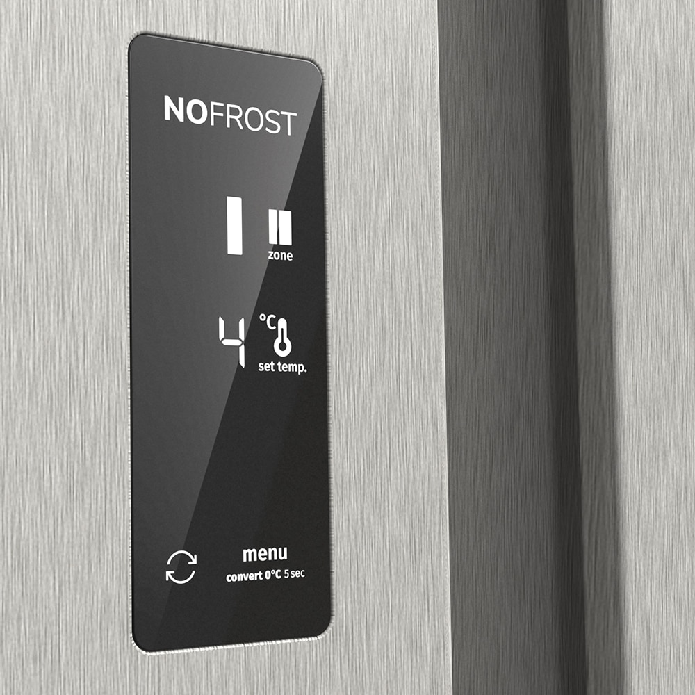 Side by Side GORENJE NRR9185DAXL, No Frost Plus, 550 l, H 178.6 cm, Clasa D, inox