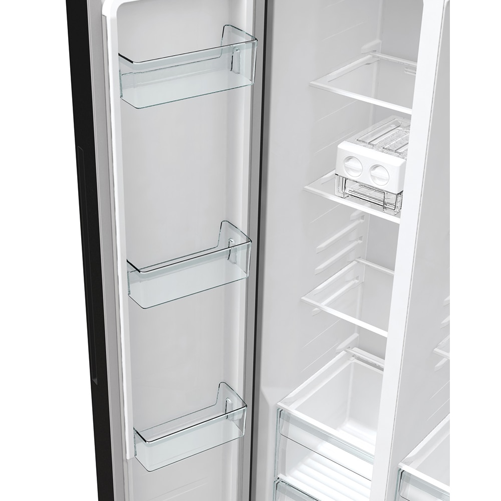 Side by Side GORENJE NRR9185EABXL, No Frost Plus, 550 l, H 178.6 cm, Clasa E, dark inox