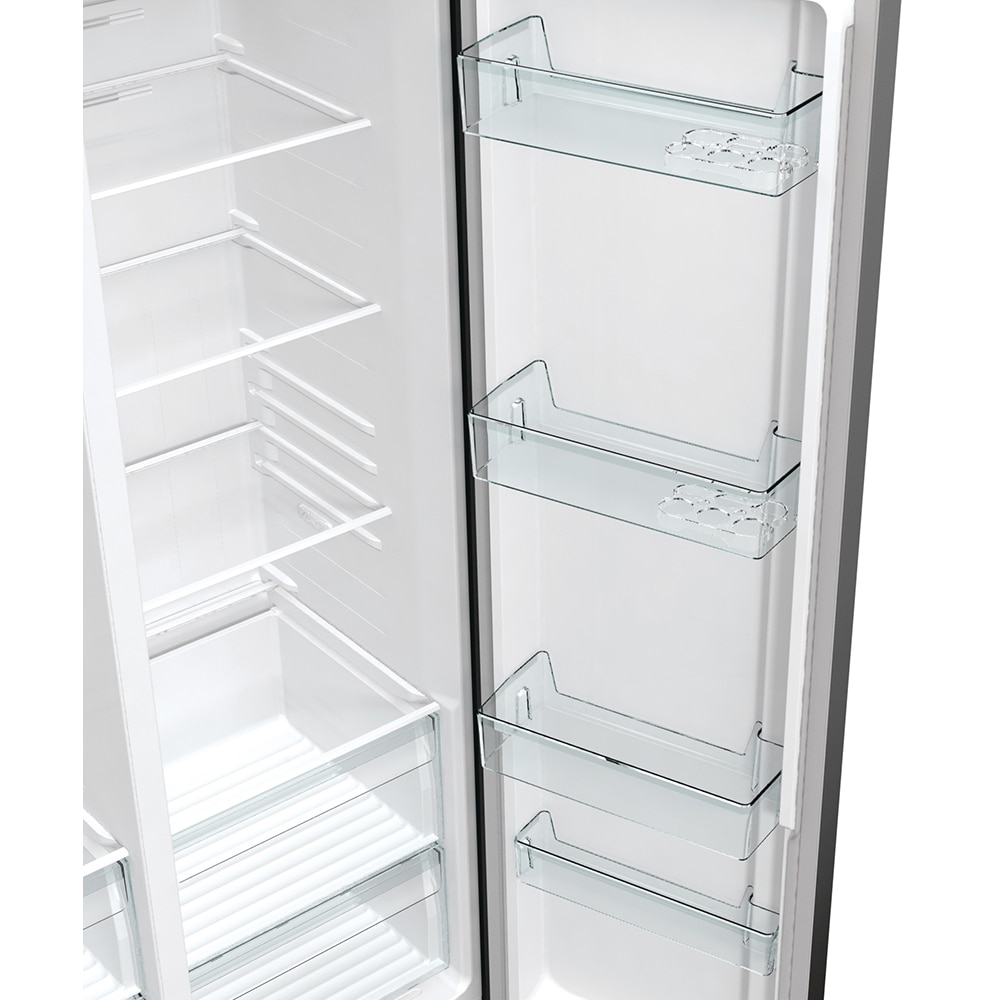 Side by Side GORENJE NRR9185EABXL, No Frost Plus, 550 l, H 178.6 cm, Clasa E, dark inox