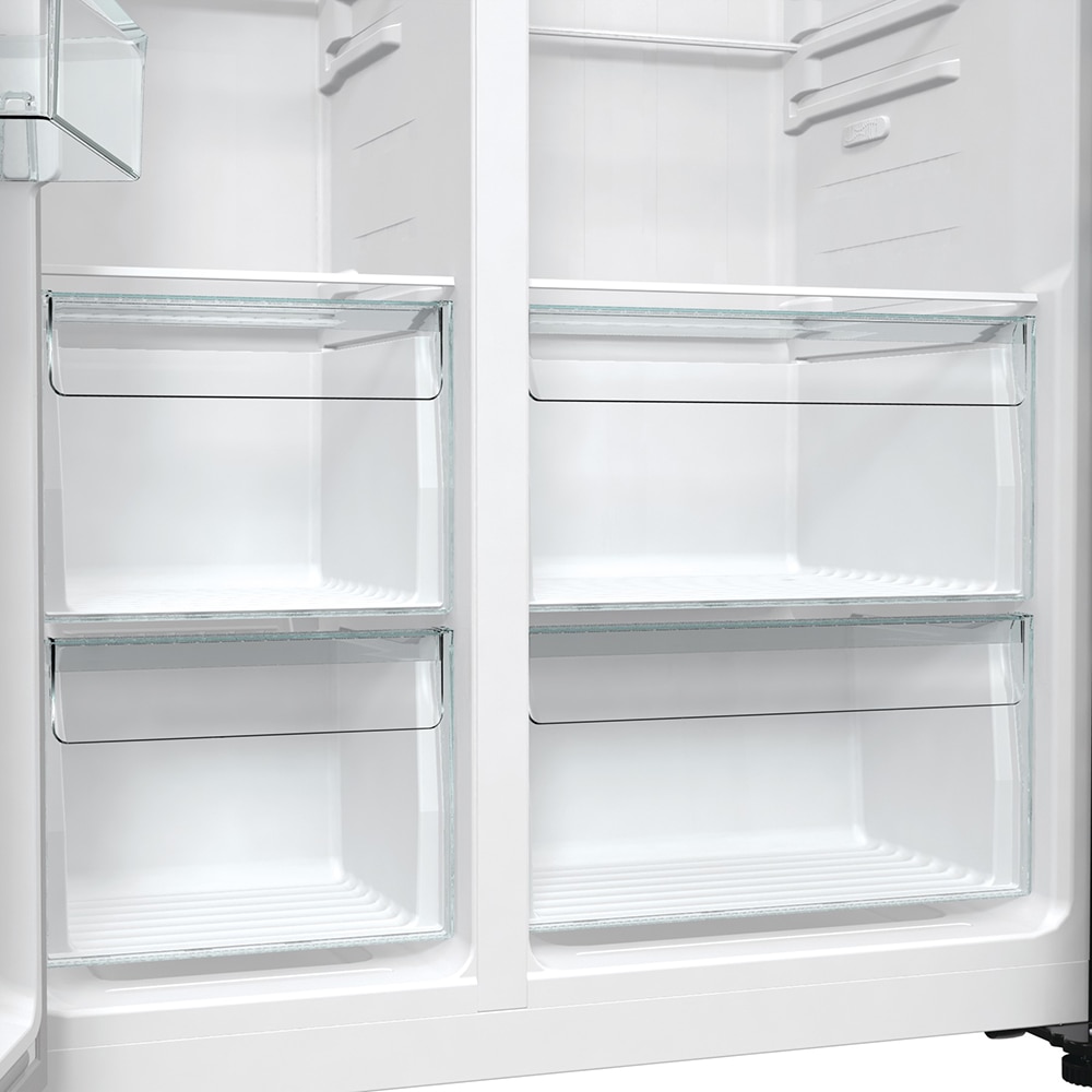 Side by Side GORENJE NRR9185EABXLWD, No Frost Plus, 547 l, H 178.6 cm, Clasa E, Dozator apa, dark inox
