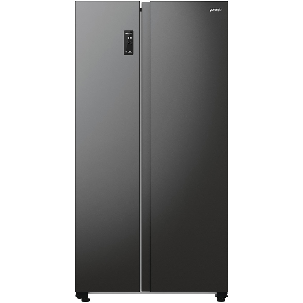 Side by Side GORENJE NRR9185EABXL, No Frost Plus, 550 l, H 178.6 cm, Clasa E, dark inox