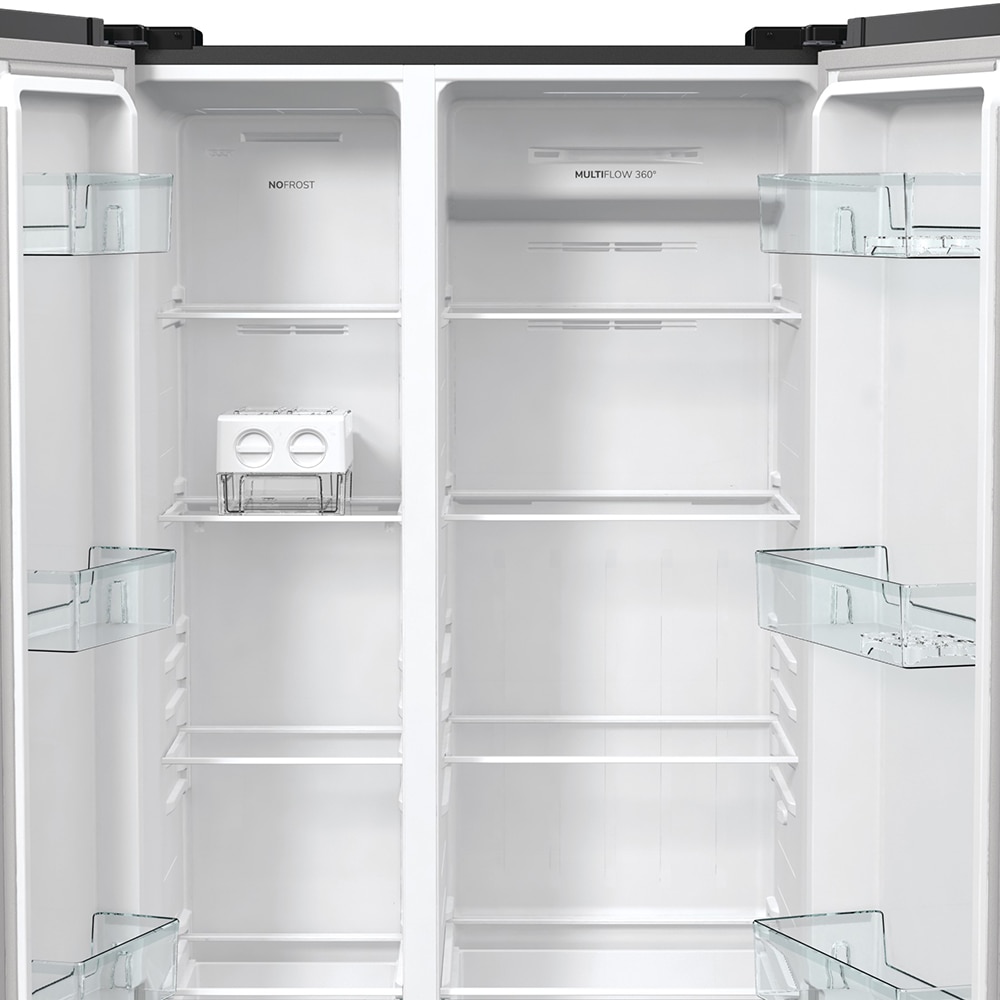 Side by Side GORENJE NRR9185EABXL, No Frost Plus, 550 l, H 178.6 cm, Clasa E, dark inox