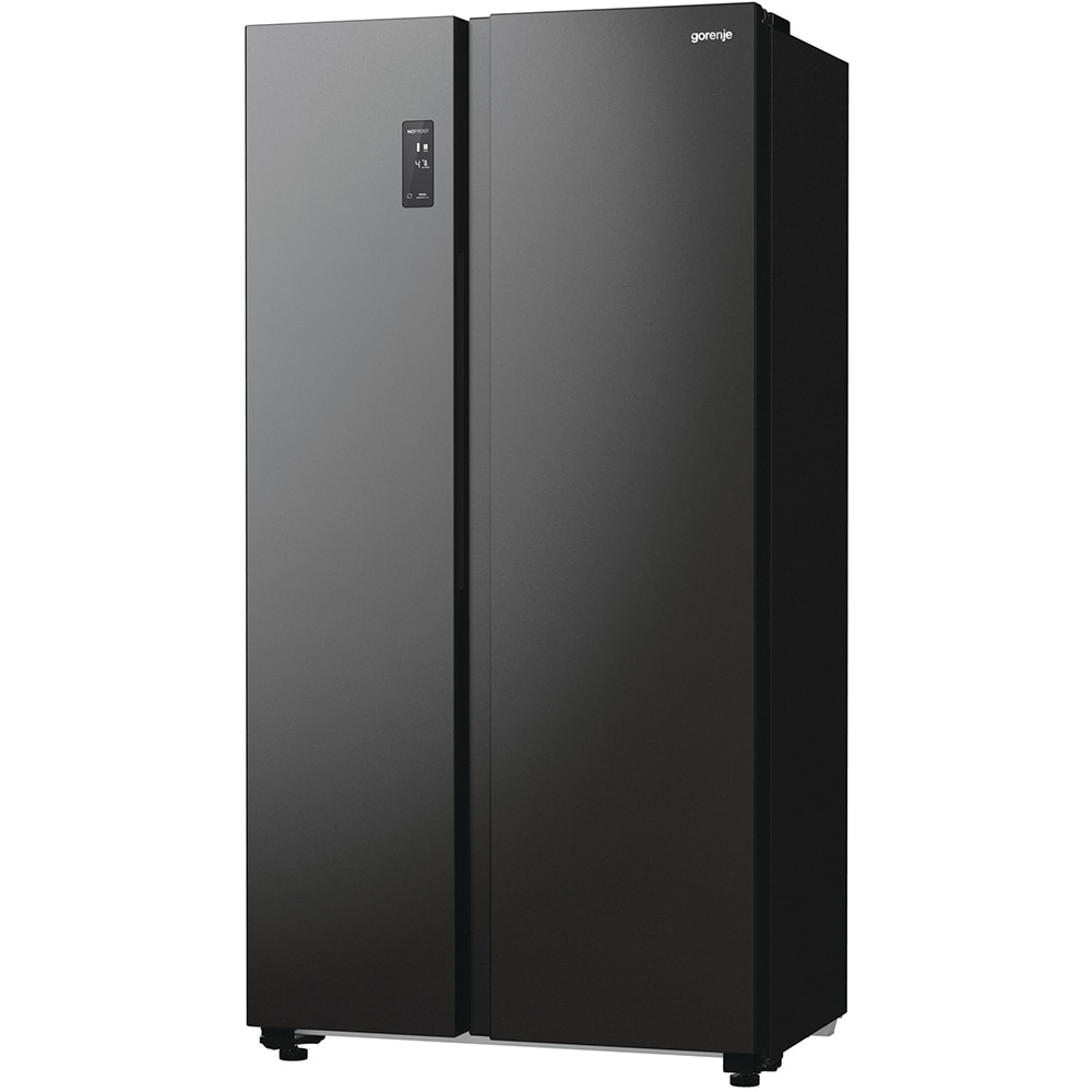 Side by Side GORENJE NRR9185EABXL, No Frost Plus, 550 l, H 178.6 cm, Clasa E, dark inox