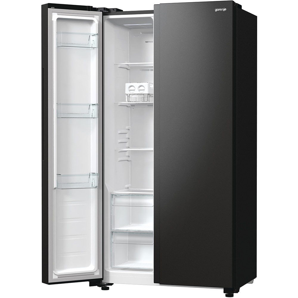 Side by Side GORENJE NRR9185EABXL, No Frost Plus, 550 l, H 178.6 cm, Clasa E, dark inox