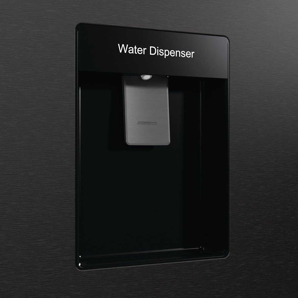 Side by Side GORENJE NRR9185EABXLWD, No Frost Plus, 547 l, H 178.6 cm, Clasa E, Dozator apa, dark inox