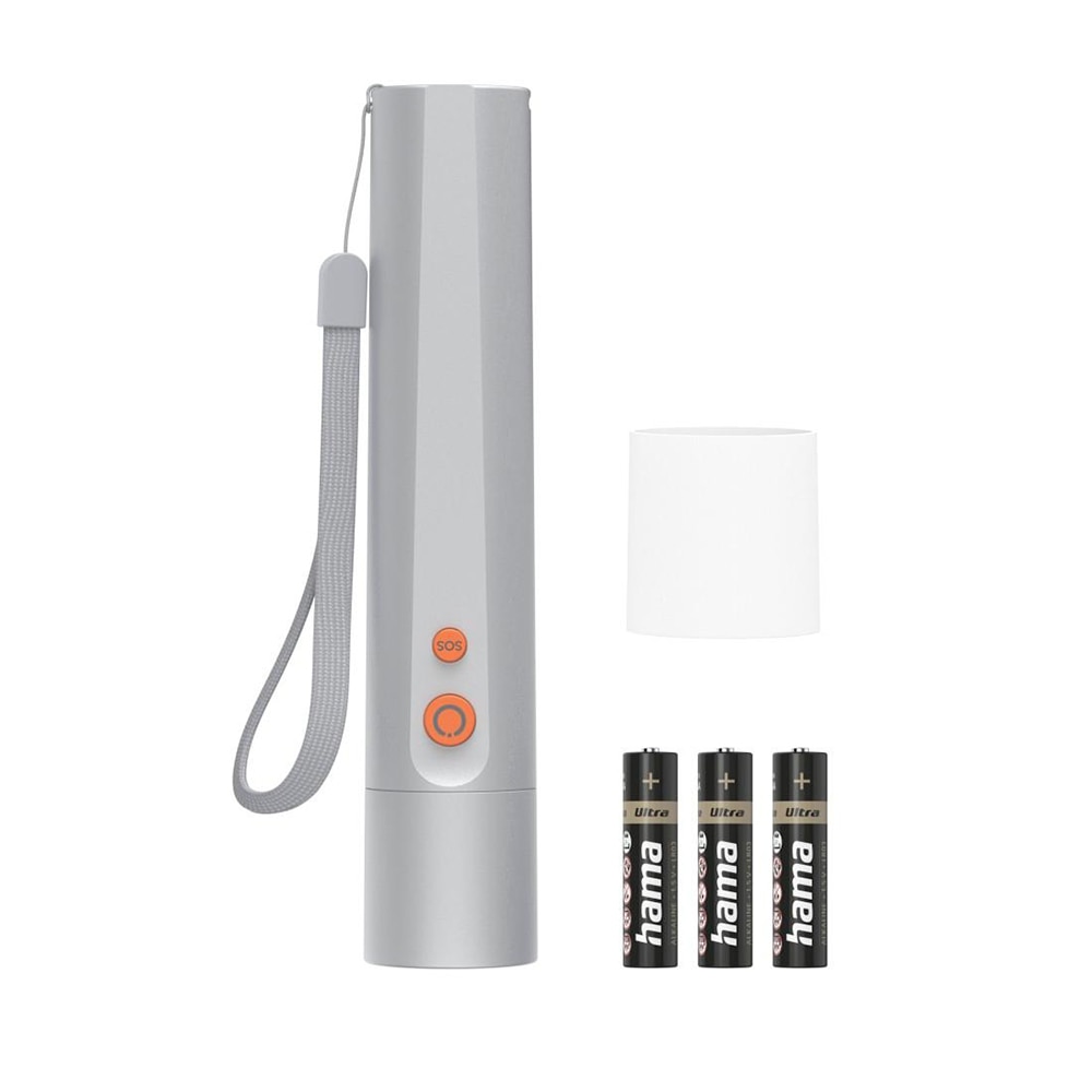 Lanterna LED HAMA FL250, 250lm, argintiu