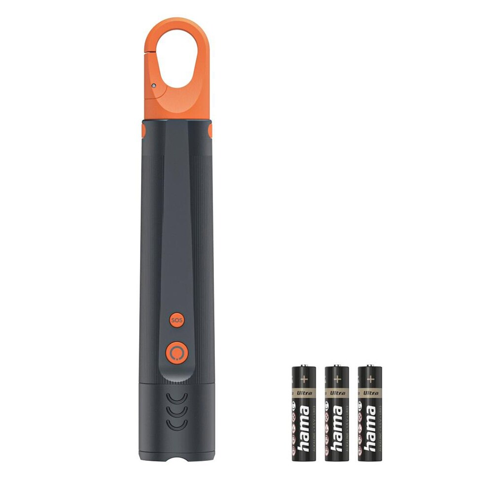 Lanterna LED HAMA FLX350, 350lm, gri