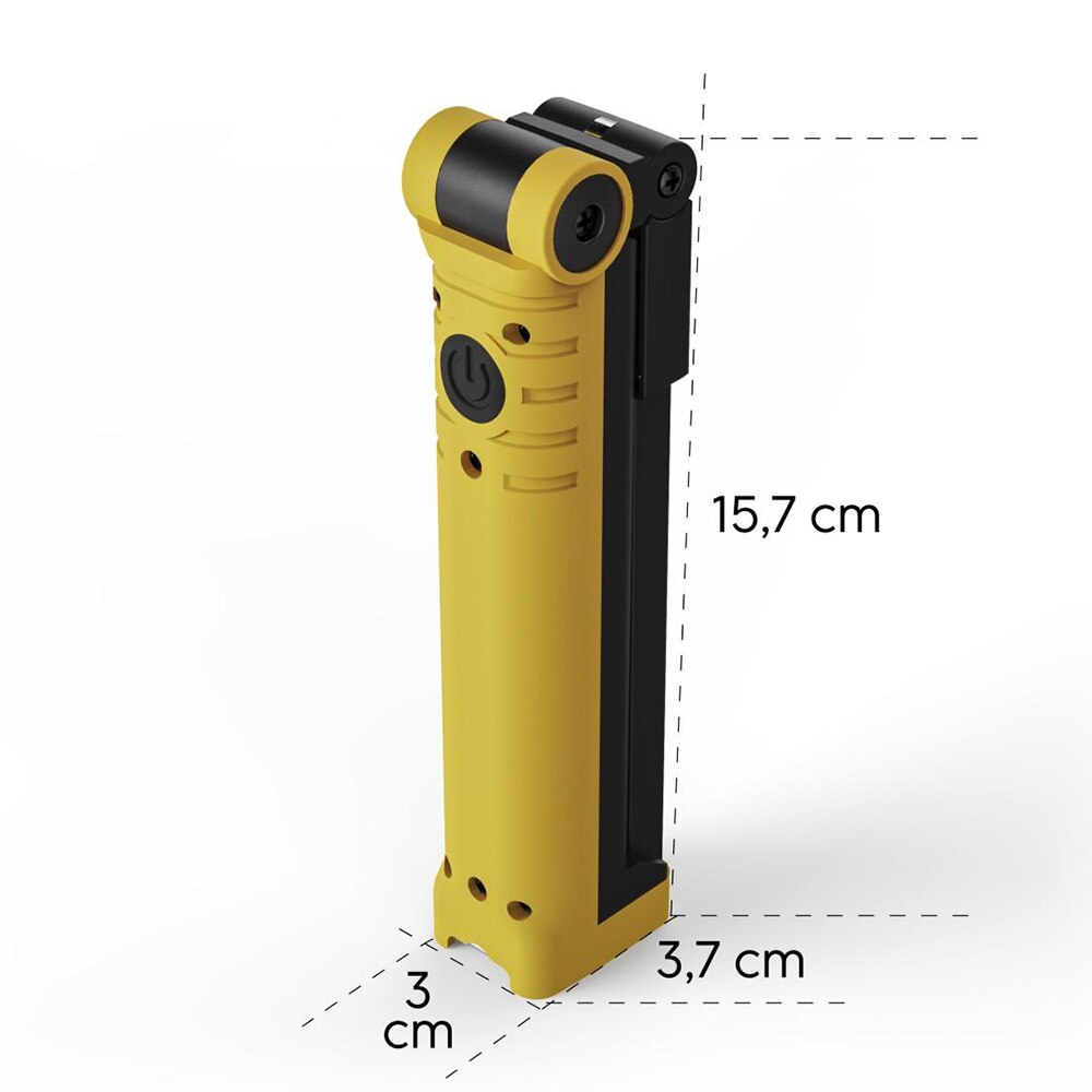 Lanterna LED HAMA W500-C, 500lm, galben/negru