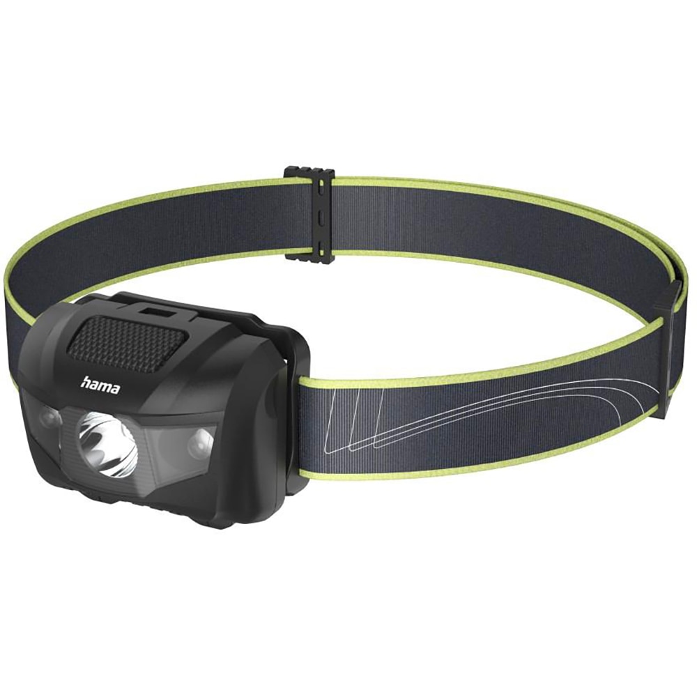 Lanterna frontala HAMA HL200, 200lm, negru