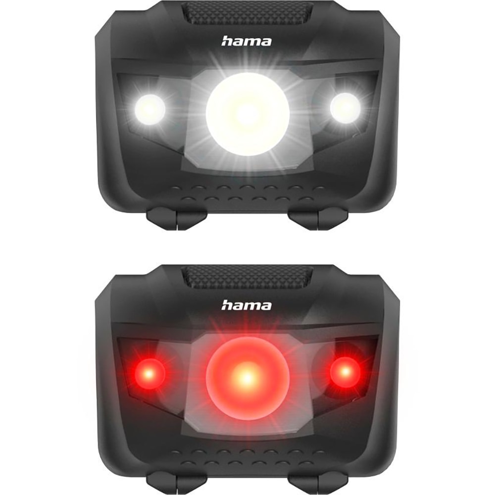 Lanterna frontala HAMA HL200, 200lm, negru