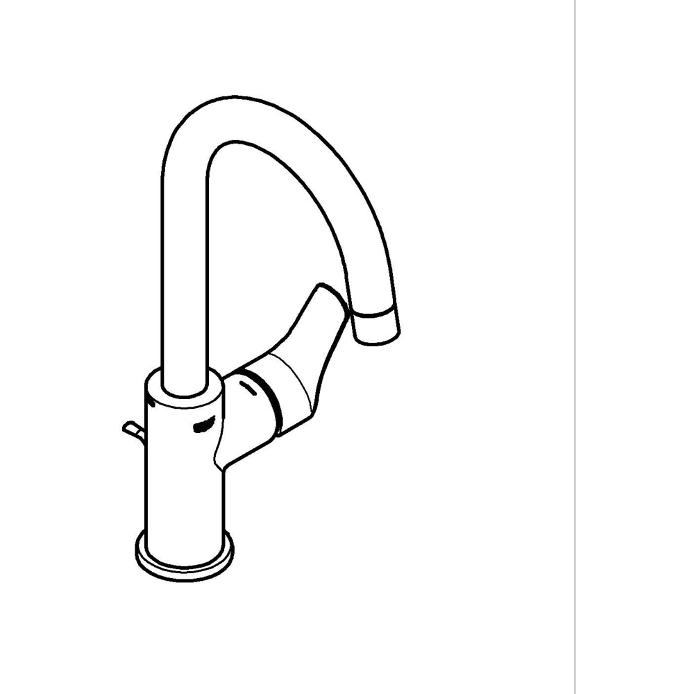 Baterie lavoar GROHE Eurosmart 23537003, marimea L, alama, crom