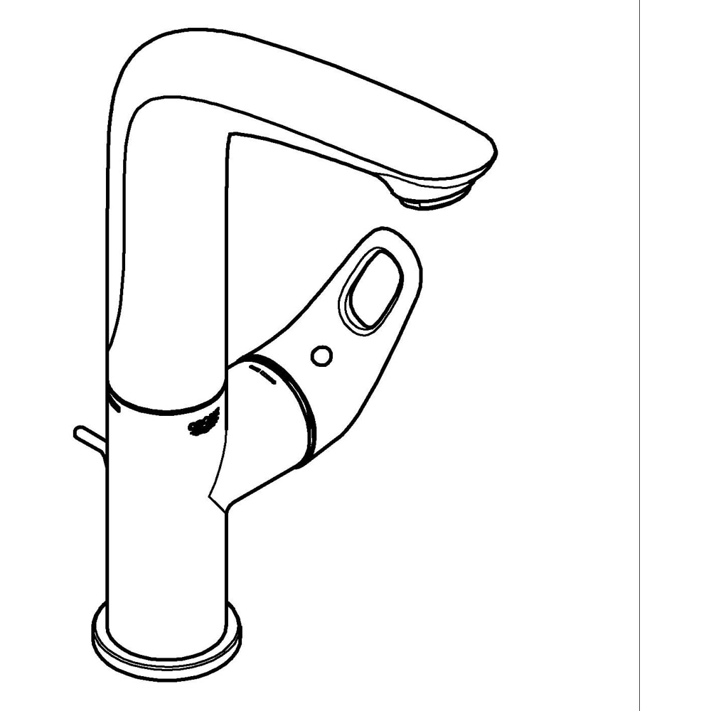 Baterie lavoar GROHE Eurostyle 23569003, marimea L, alama, crom