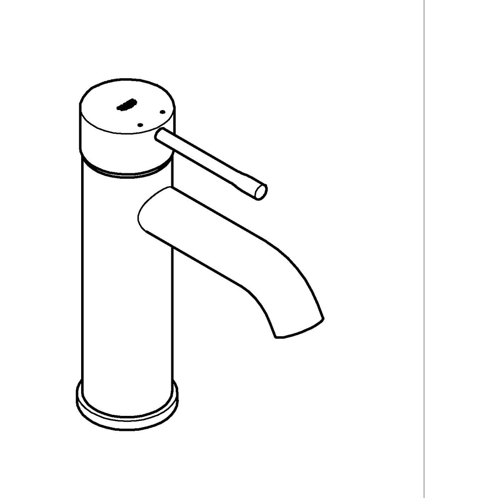 Baterie lavoar GROHE Essence 23590DL1, marimea M, alama, cupru