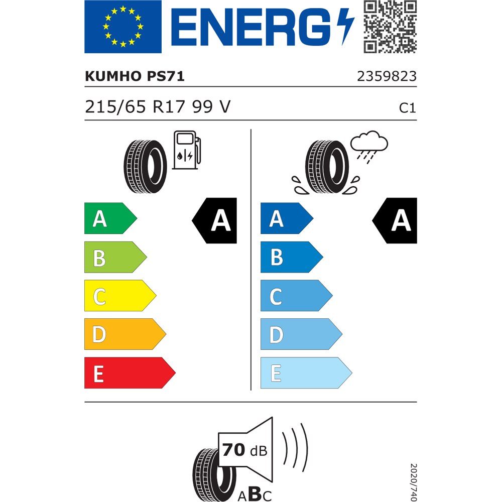 Anvelopa vara KUMHO Ecsta PS71 235/55R18 100V VW