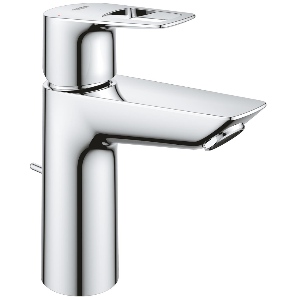 Baterie lavoar GROHE Bauloop 23887001, marimea M, alama, crom