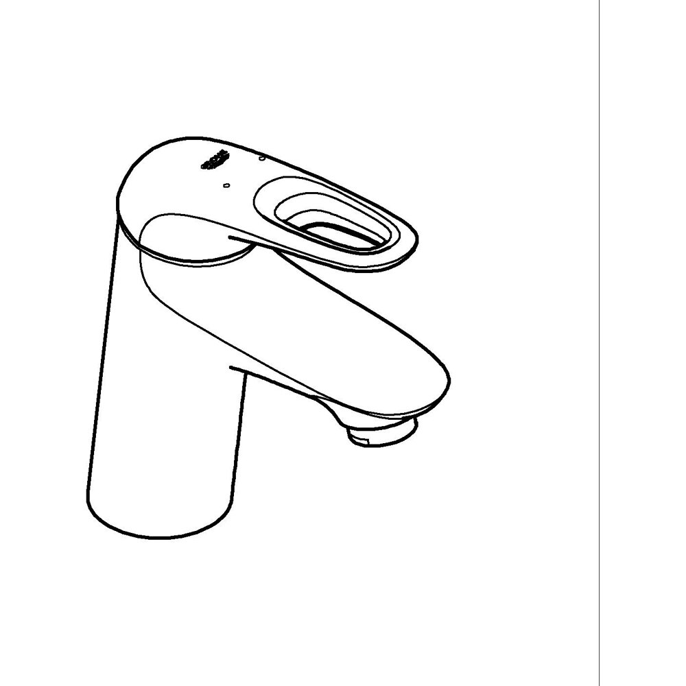 Baterie lavoar GROHE Eurostyle 23929003, marimea M, alama, crom