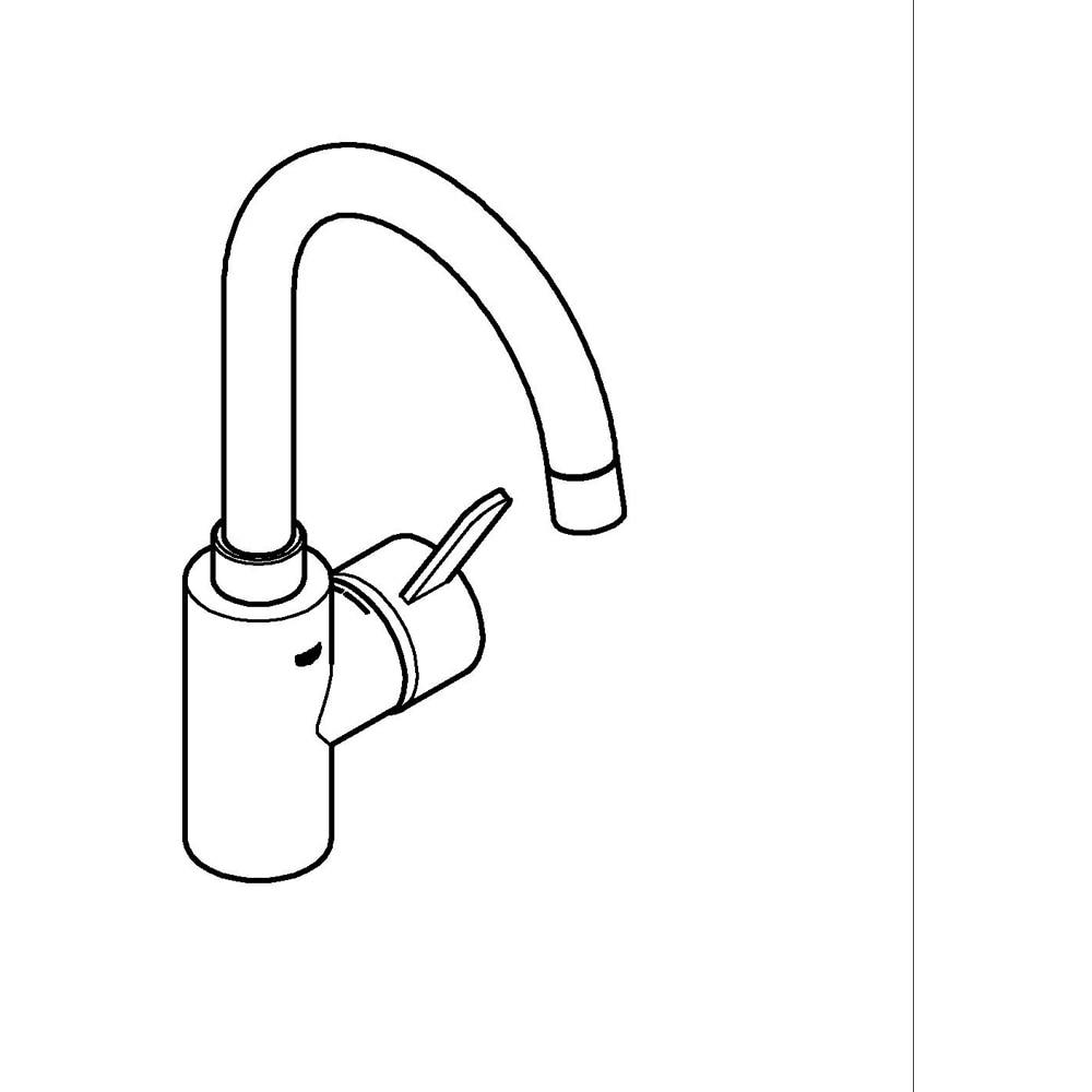 Baterie lavoar GROHE Eurosmart Cosmopolitan 23933001, alama, crom