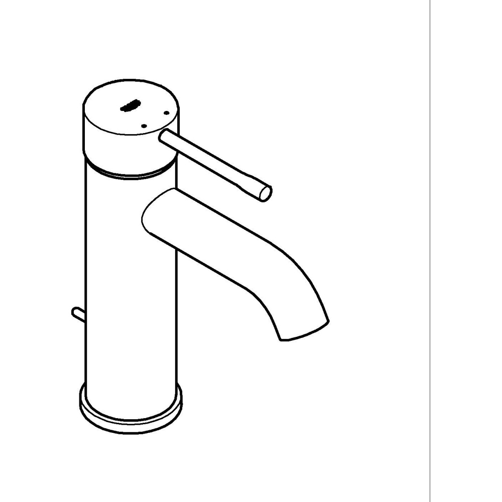 Baterie lavoar GROHE Essence 24171DA1, alama, cupru