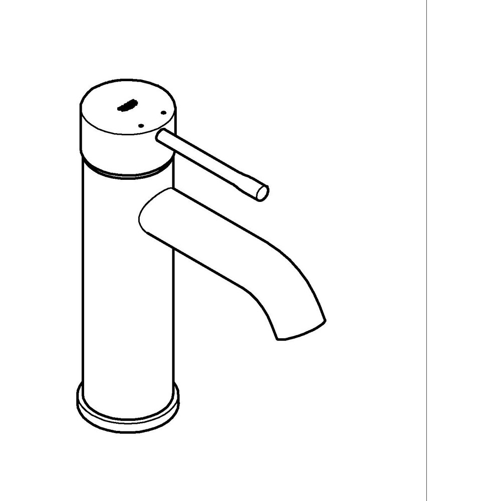 Baterie lavoar GROHE Essence 24172GL1, alama, auriu