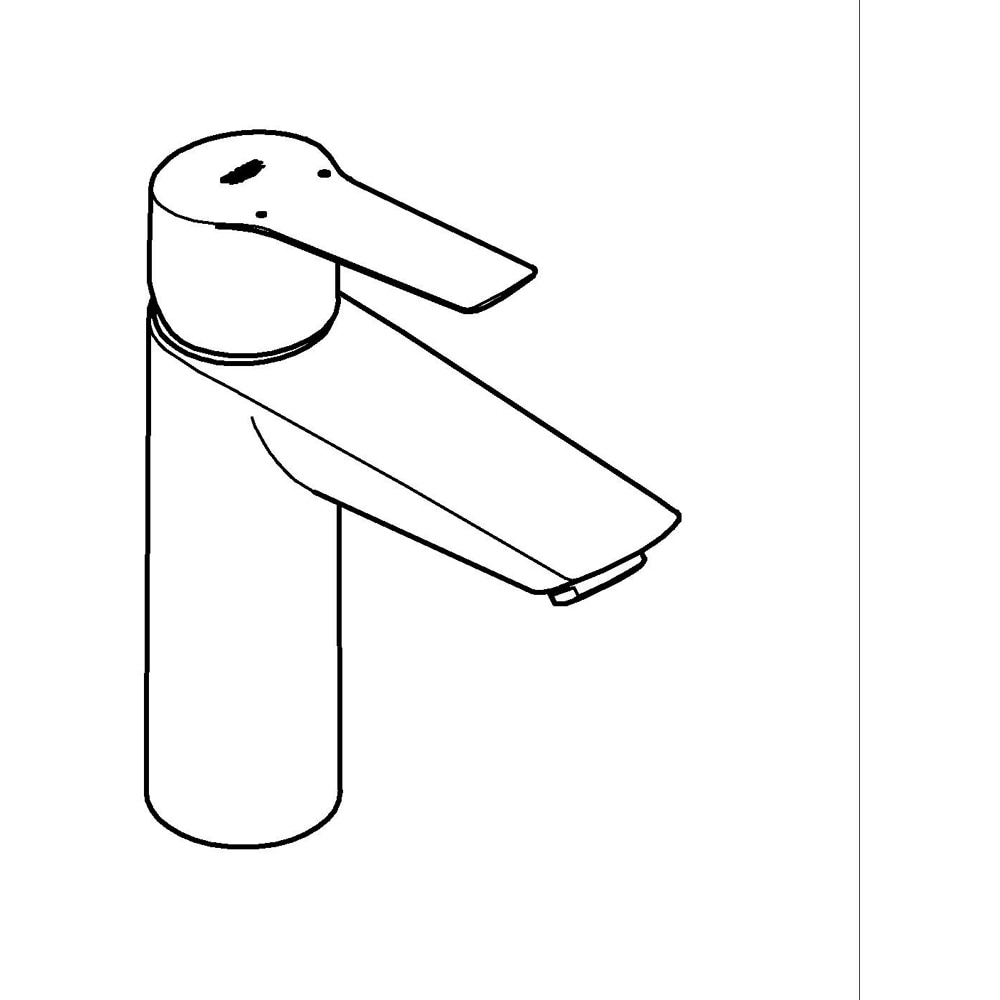 Baterie lavoar GROHE Start 242042432, marimea M, alama, negru