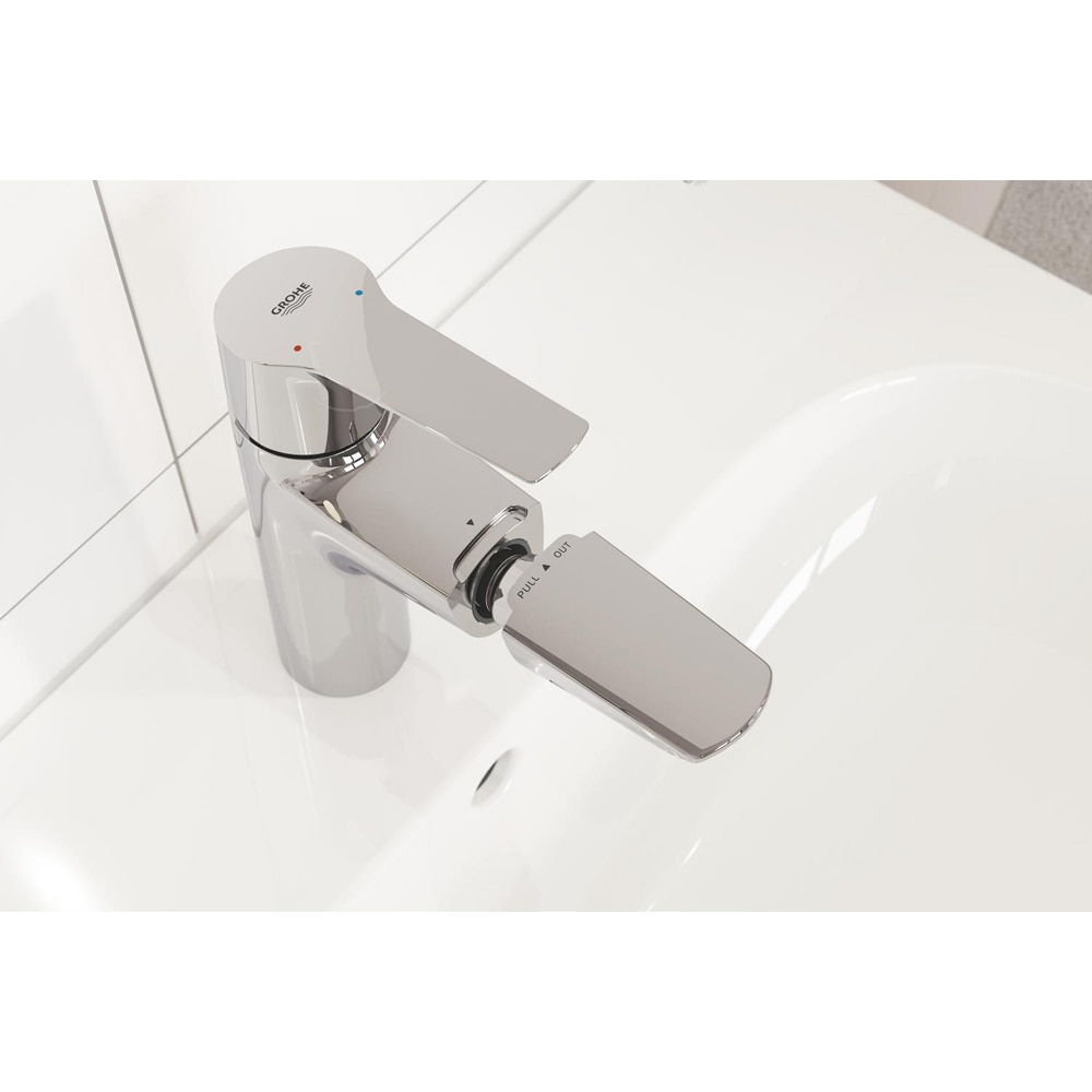Baterie lavoar GROHE Start 24205003, marimea M, dus extractabil, alama, crom