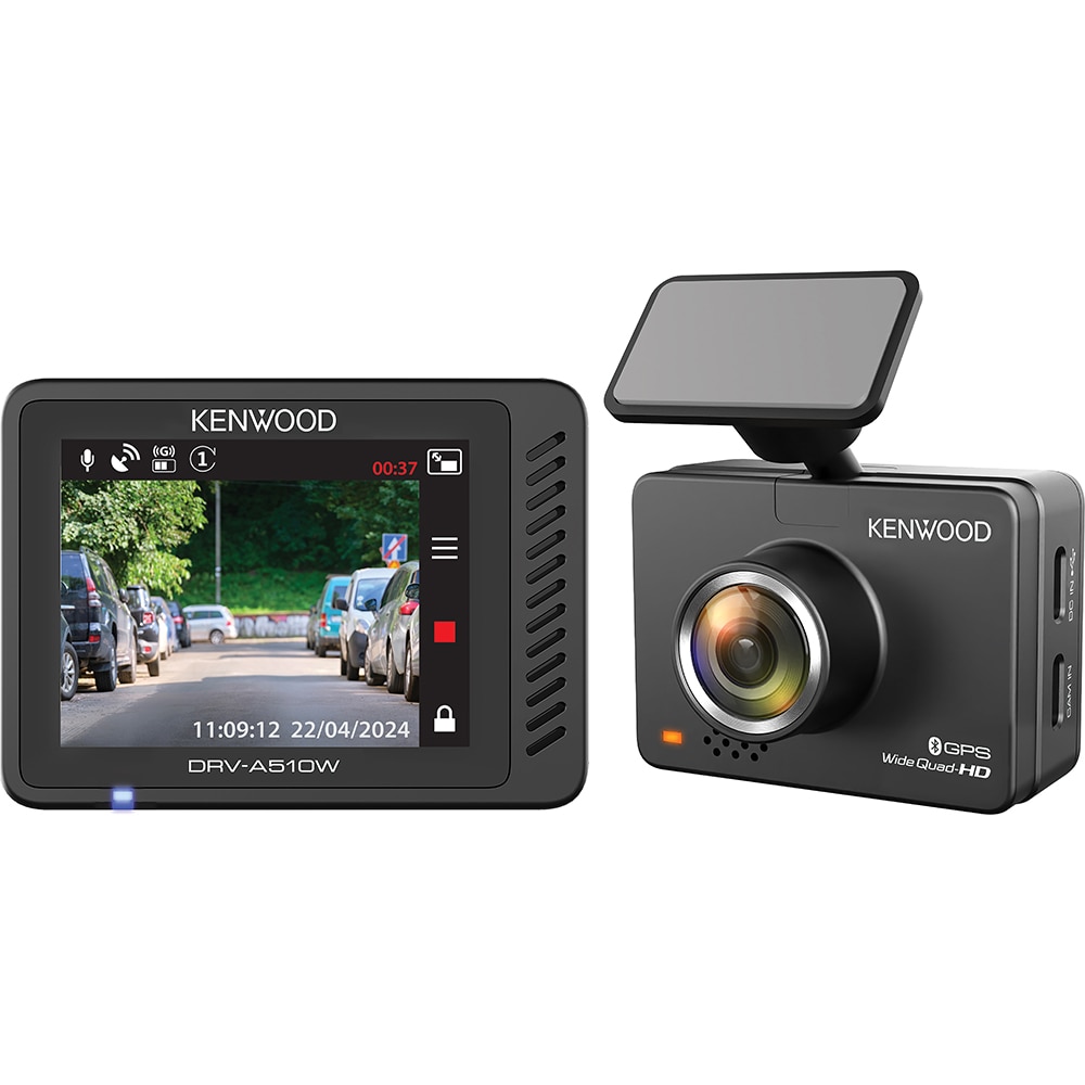 Camera auto DVR KENWOOD A510W, 2", 2K, Wi-Fi, 4G, G-Senzor