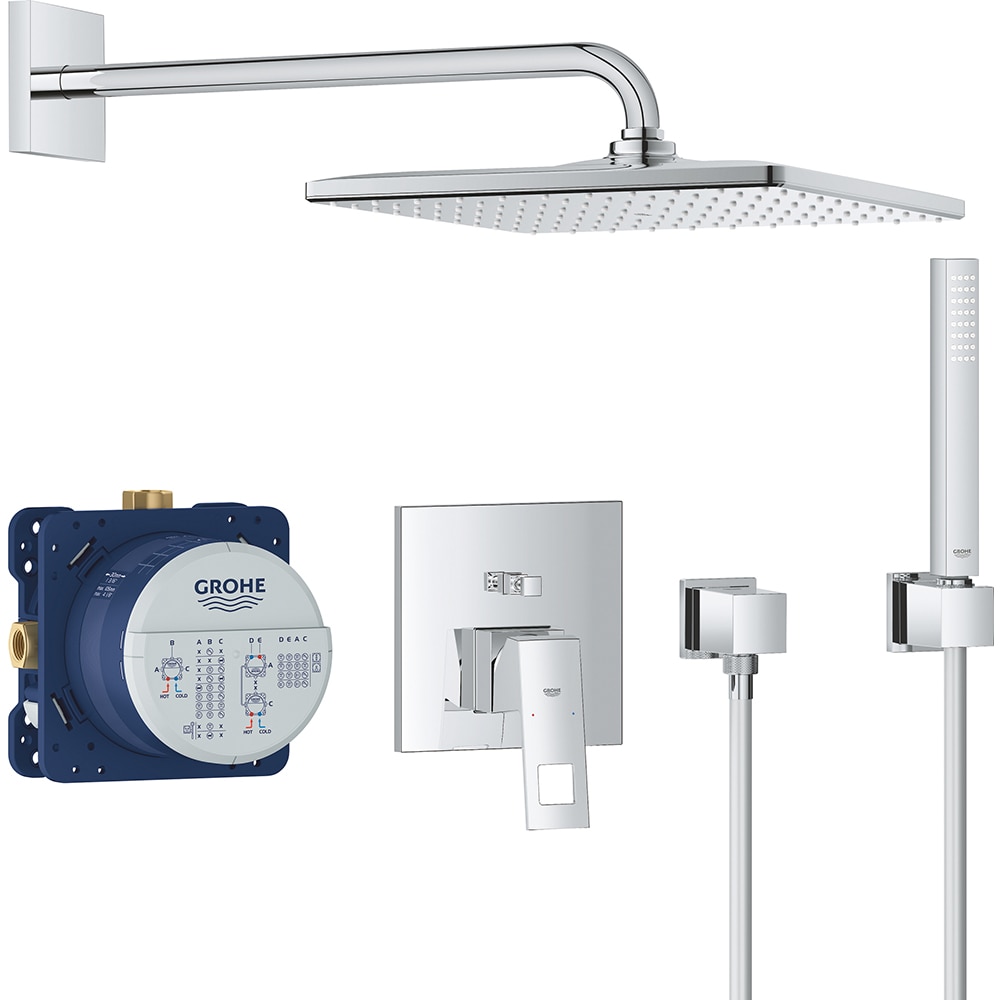 Sistem dus GROHE Eurocube Perfect 25238000, 1 functie, crom
