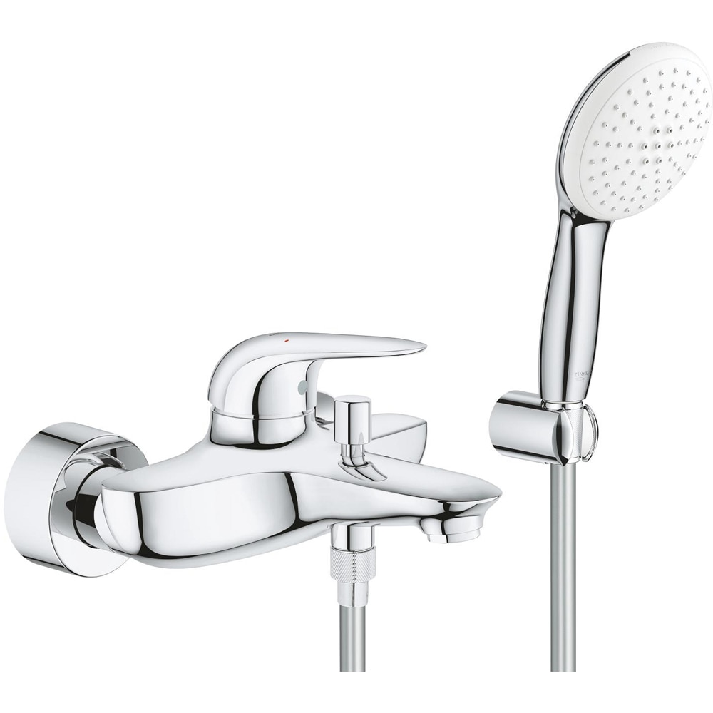 Baterie cada-dus GROHE Eurostyle 25286003, aparenta, set de dus, alama, crom