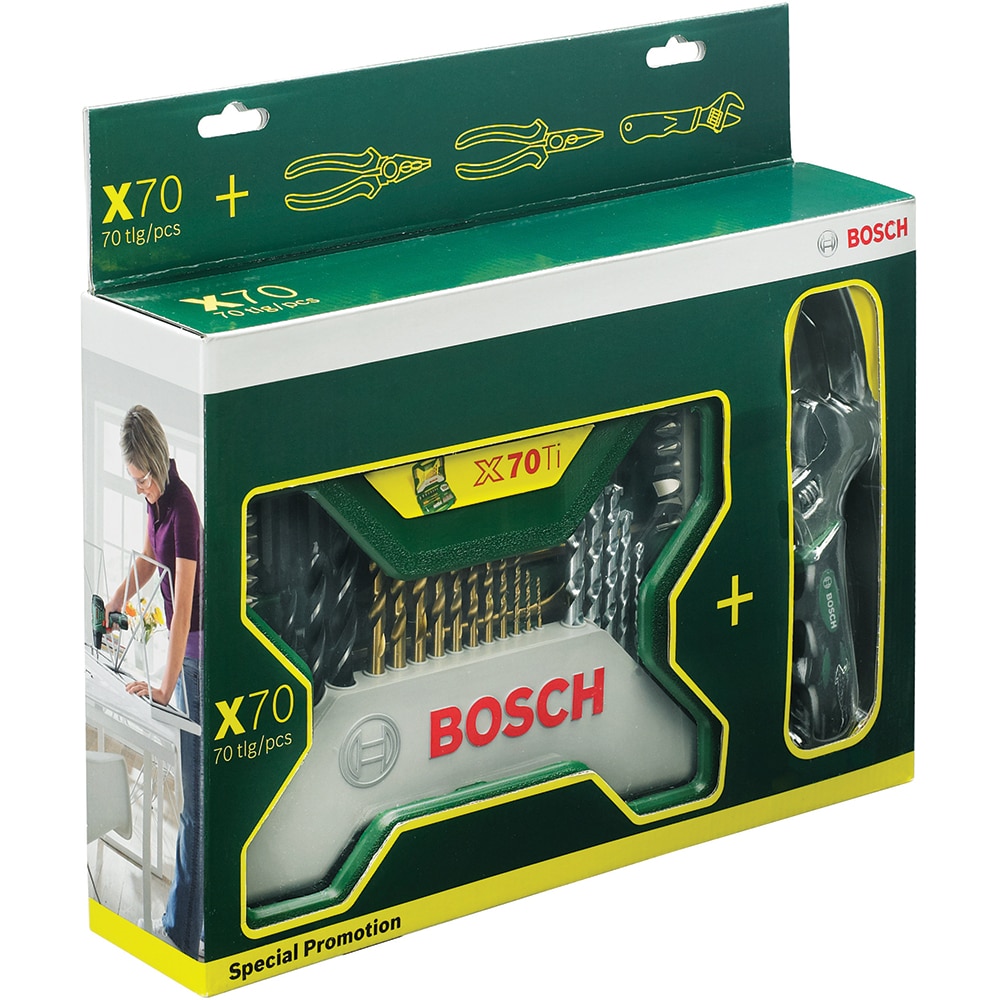 Trusa scule BOSCH X-Line, 70 piese