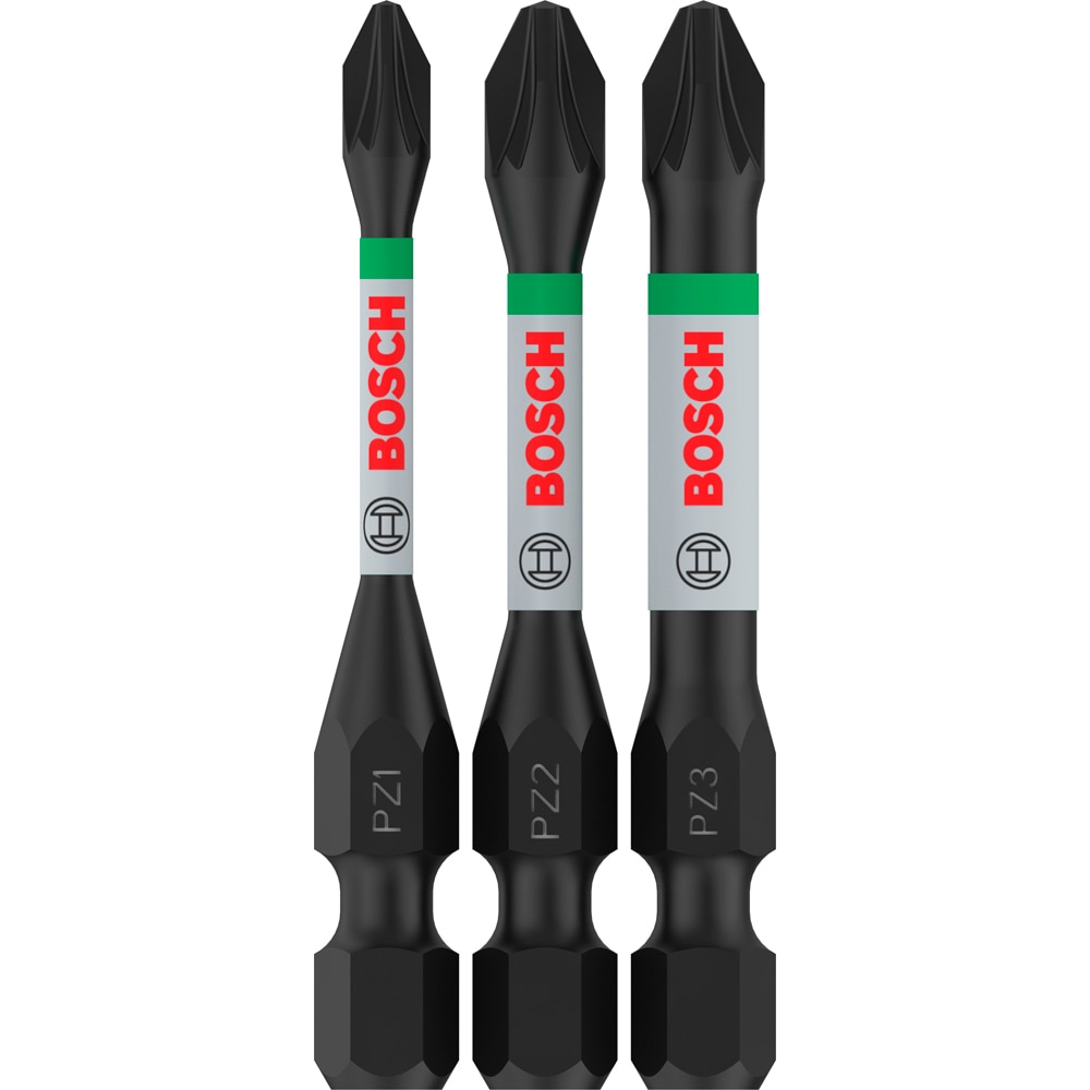 Set BOSCH PRO, 3 biti impact, 55mm, PZ1/2/3