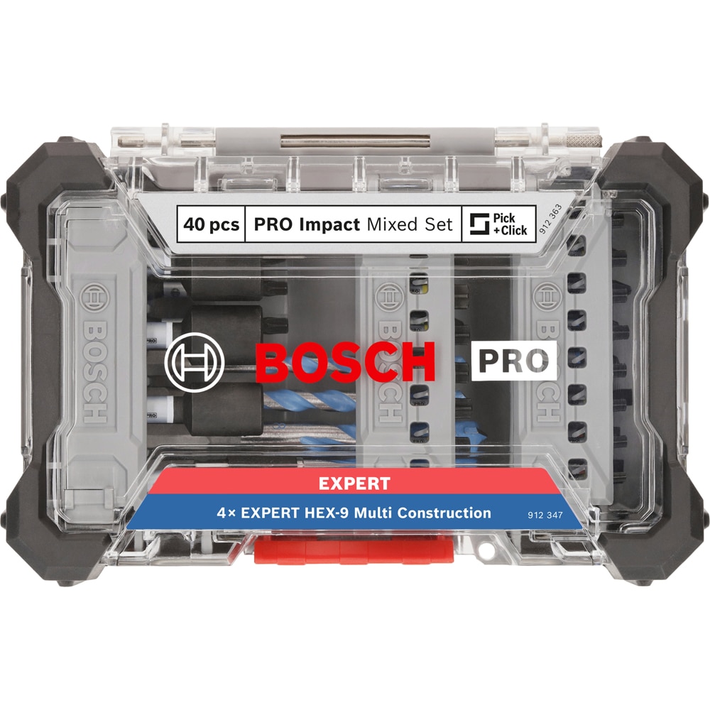 Set 40 accesorii BOSCH PRO, biti+ burghie multiconst