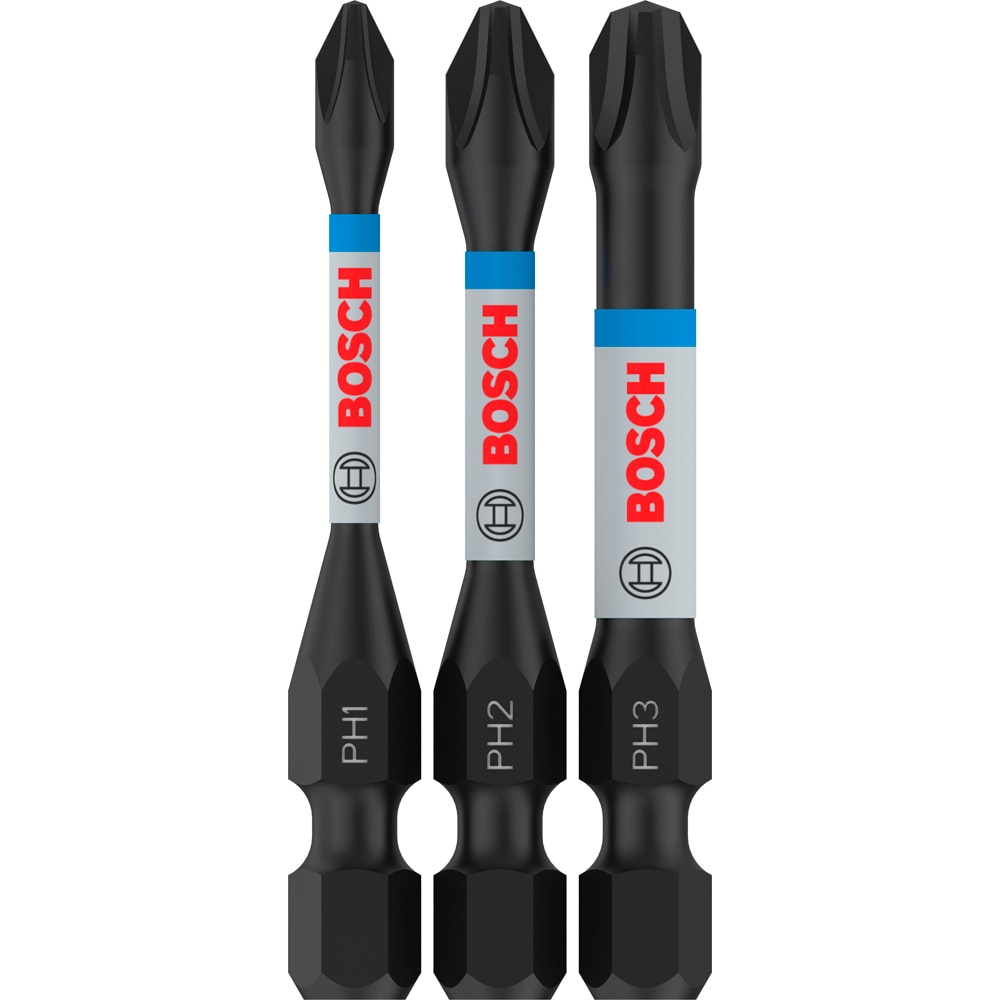 Set BOSCH PRO, 3 biti impact PH1/2/3, 55mm