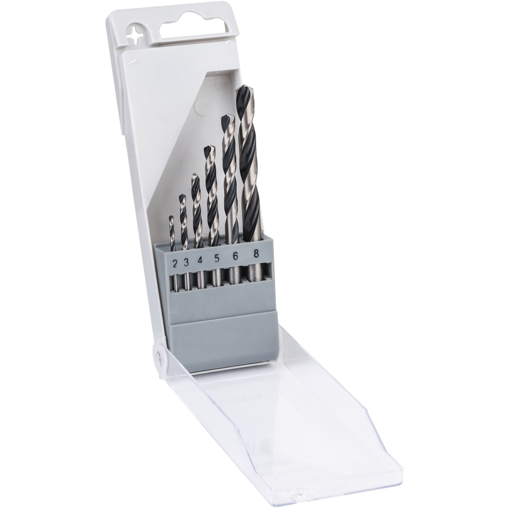 Burghiu metal BOSCH, HSS pointteq, 2-8 mm, 6buc