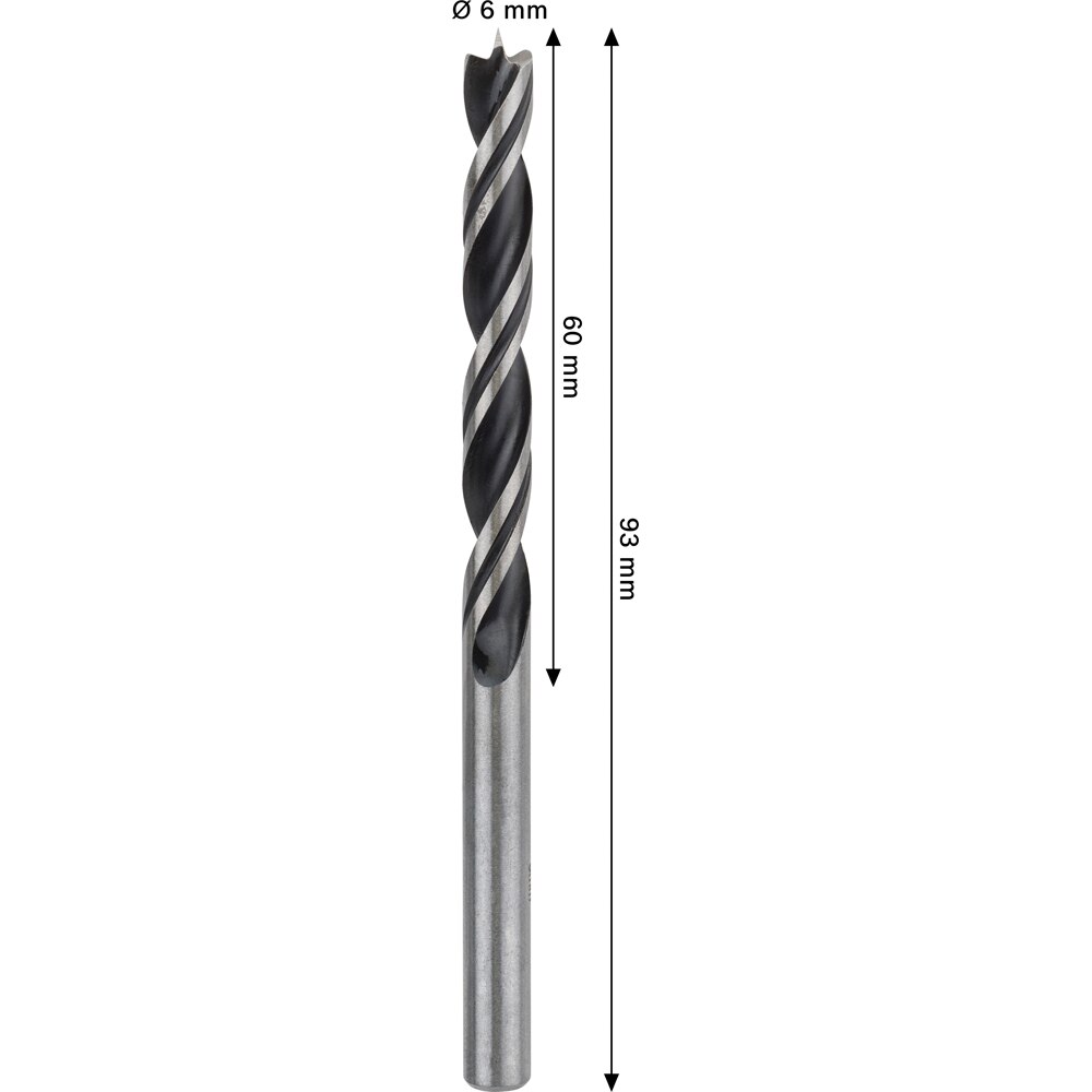 Burghiu lemn BOSCH PRO, wood, 6 mm, CYL, 1buc
