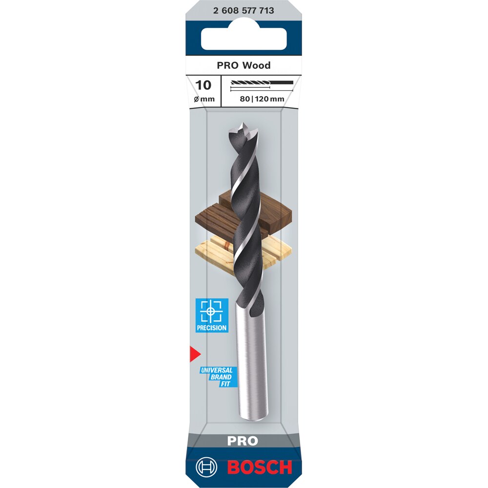 Burghiu lemn BOSCH PRO, wood, 10 mm, CYL, 1buc