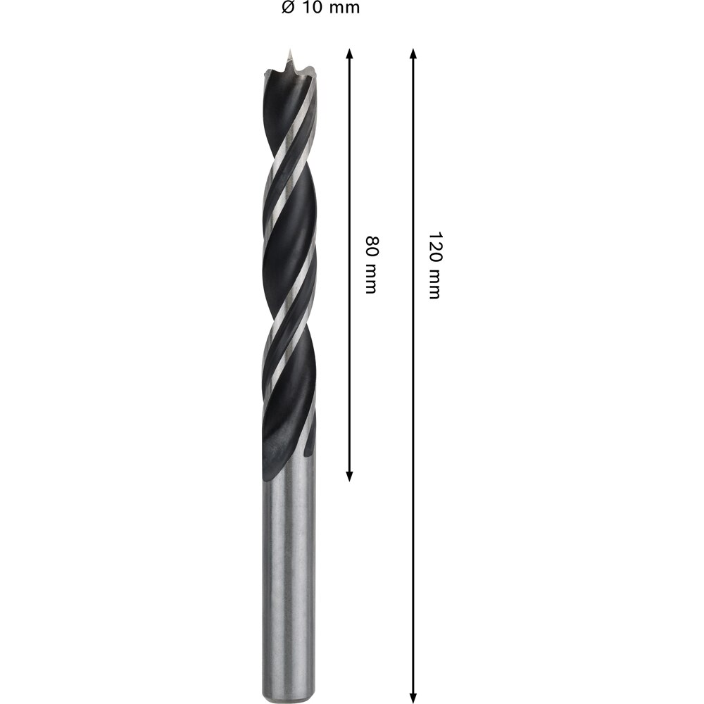 Burghiu lemn BOSCH PRO, wood, 10 mm, CYL, 1buc
