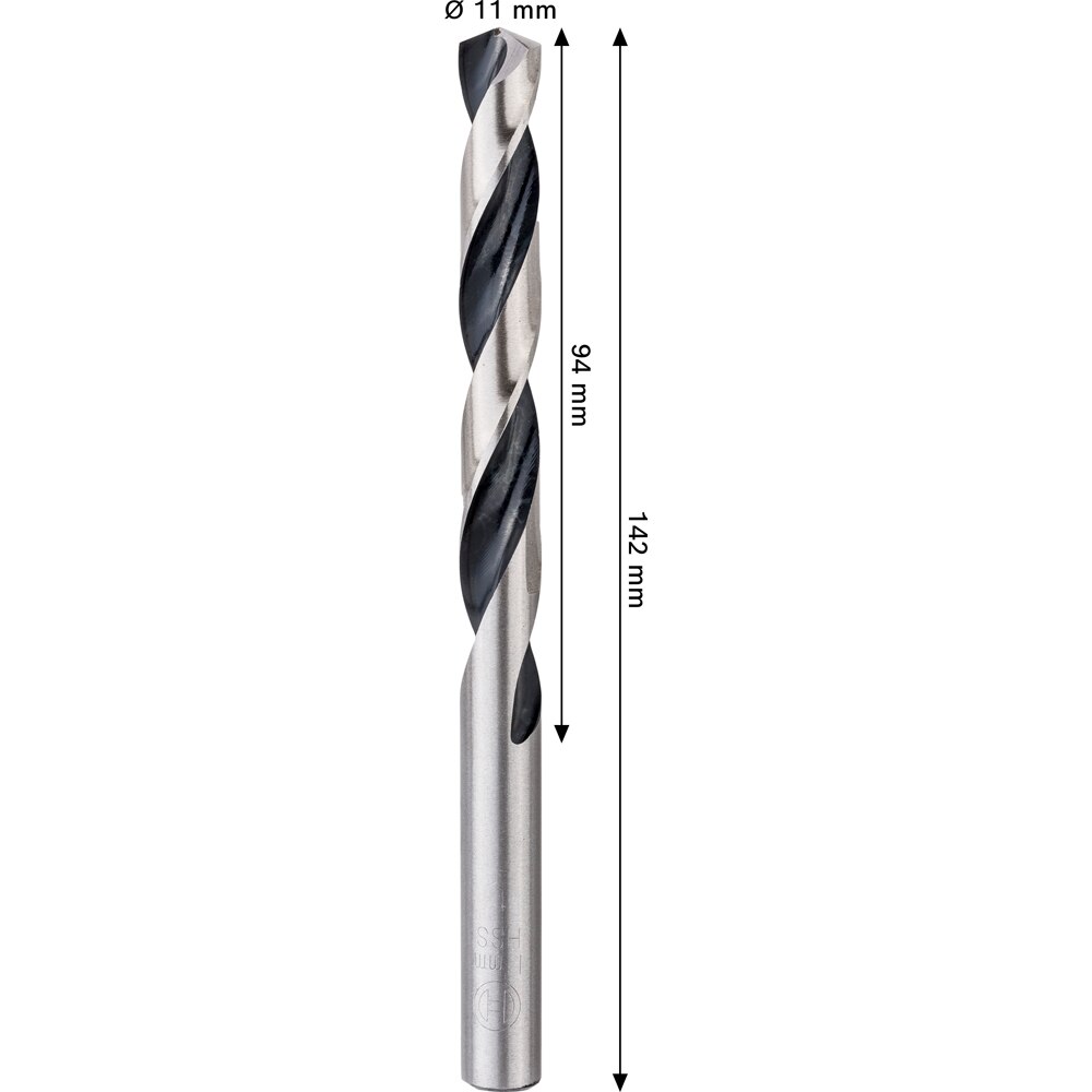 Burghiu metal BOSCH, HSS pointteq, 11 mm, CYL