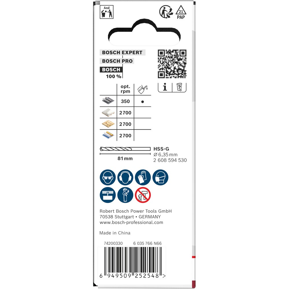 Carota multimaterial BOSCH, 25 x 40 mm