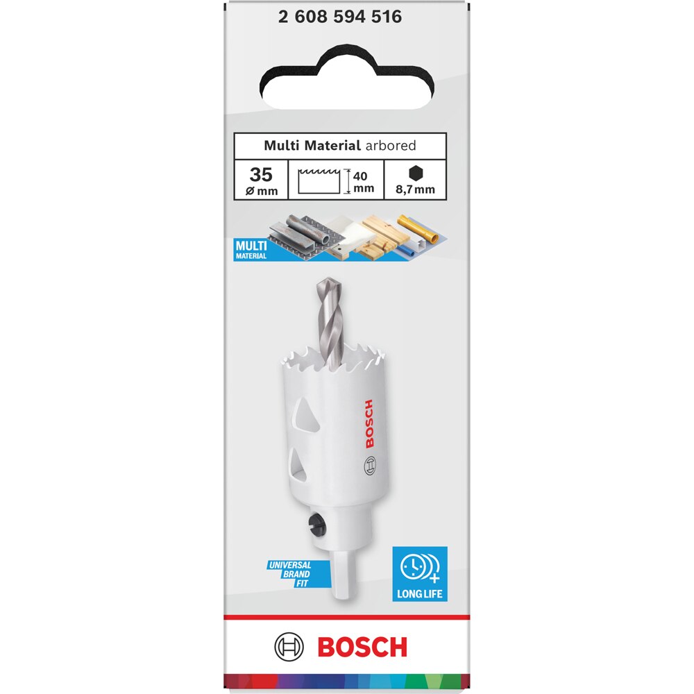 Carota multimaterial BOSCH, 35 x 40 mm