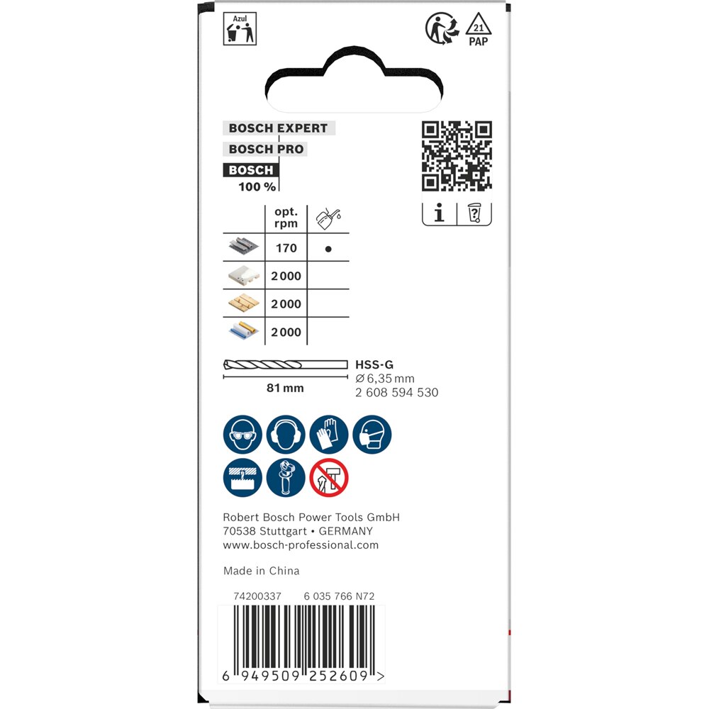 Carota multimaterial BOSCH, 51 x 40 mm