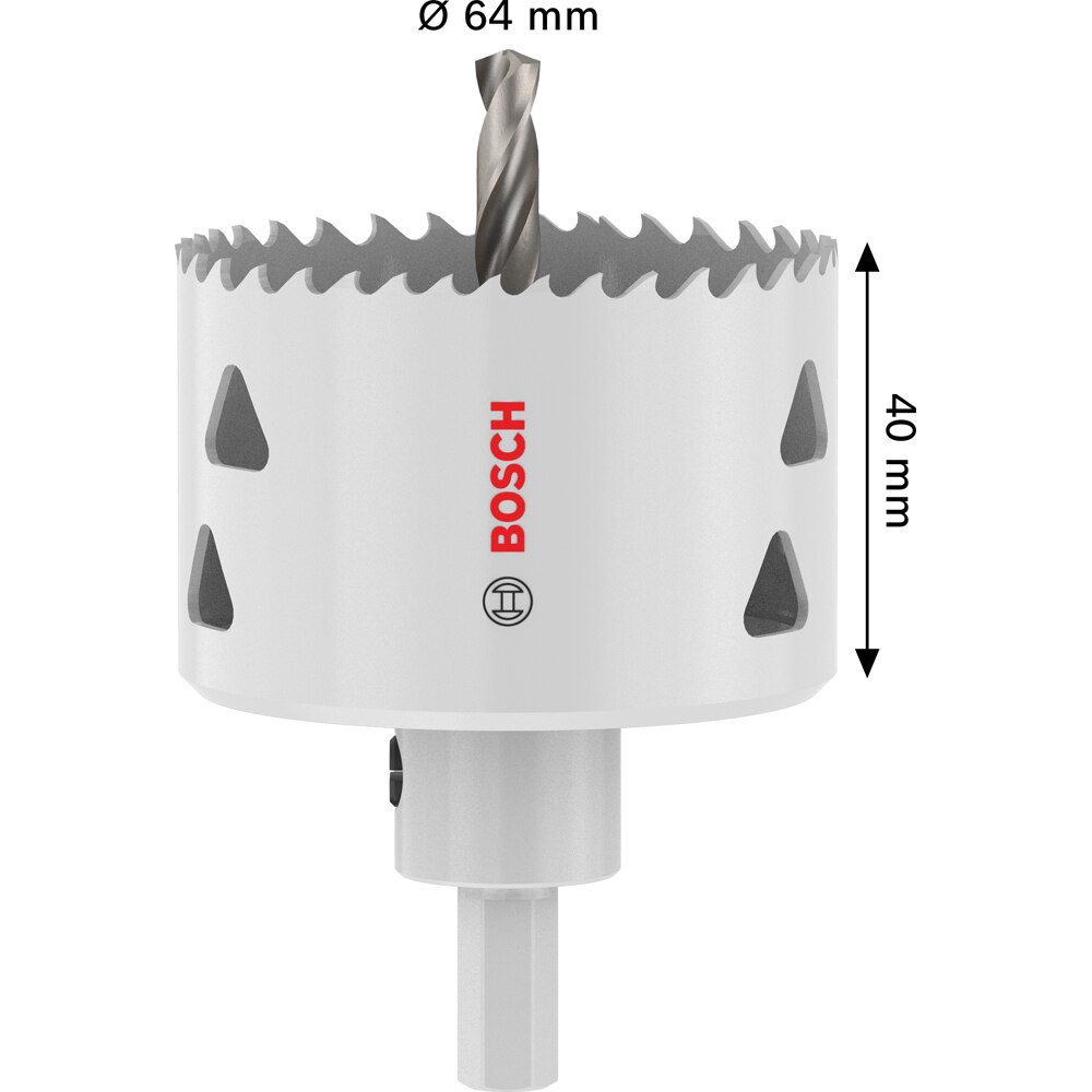 Carota multimaterial BOSCH, 64 x 40 mm