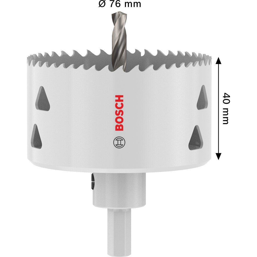 Carota multimaterial BOSCH, 76 x 40 mm