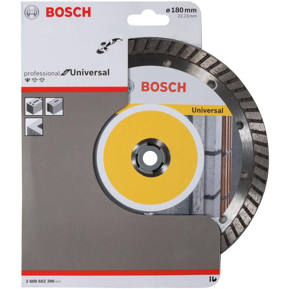 Disc diamantat BOSCH, universal, 180 x 22, 23 mm