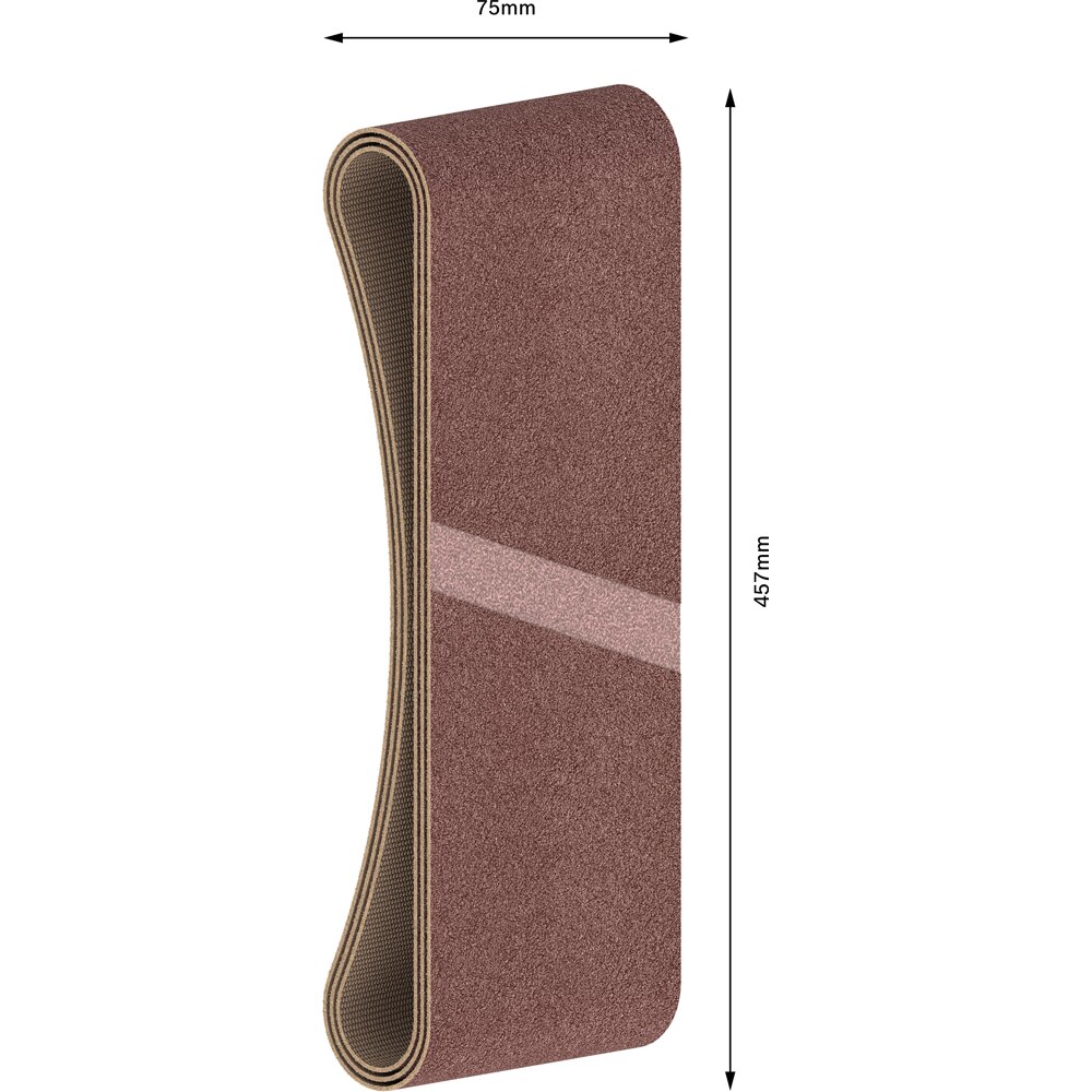 Banda abraziva BOSCH PRO, X440, 75 x 457mm, G40, 3buc